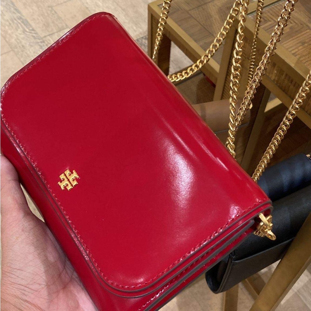 Authentic TB Emerson Patent Chain Wallet